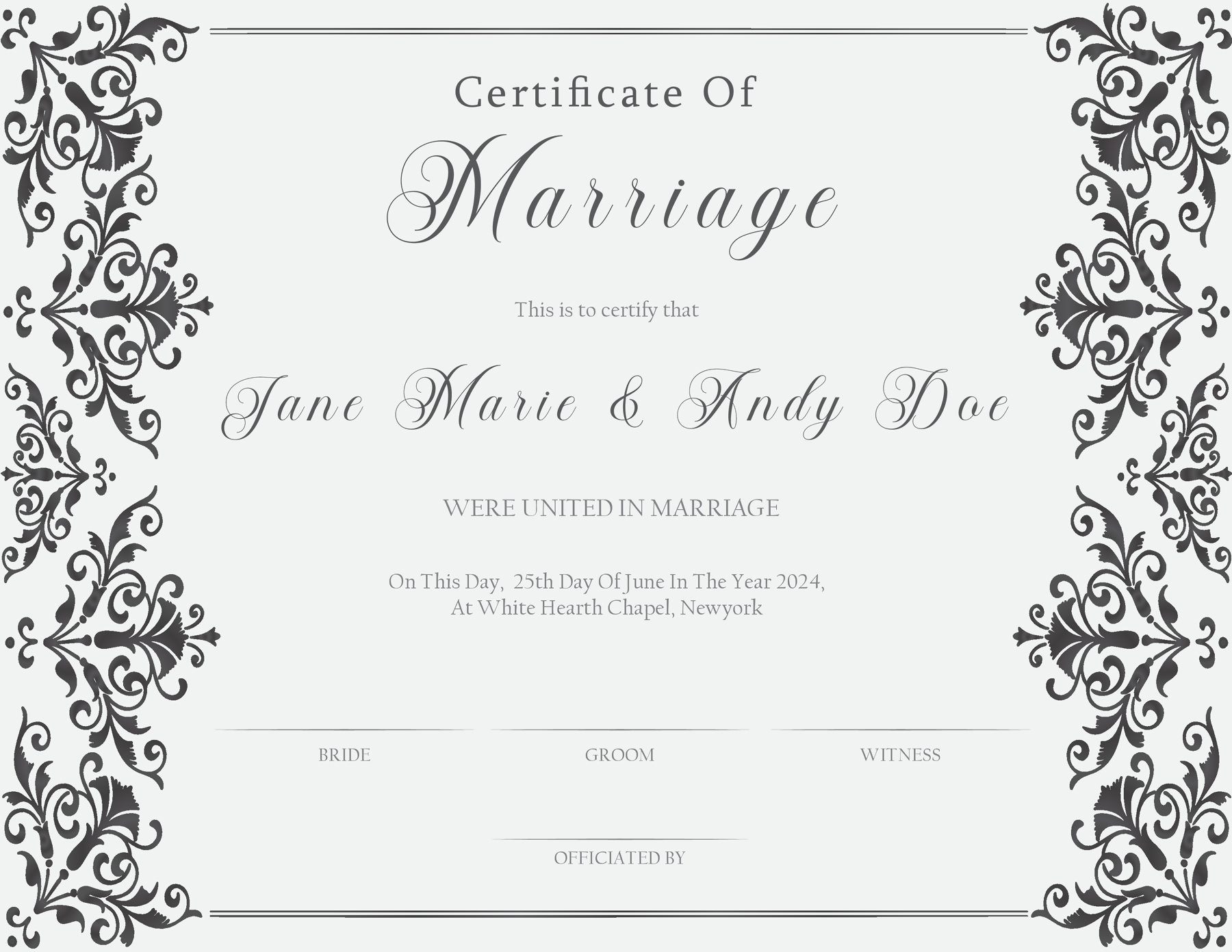 classic-filigree-marriage-certificate-template-wordlayouts for Free Printable Blank Marriage Certificate Classic Filigree Marriage Certificate Template - WordLayouts for Free Printable Blank Marriage Certificate