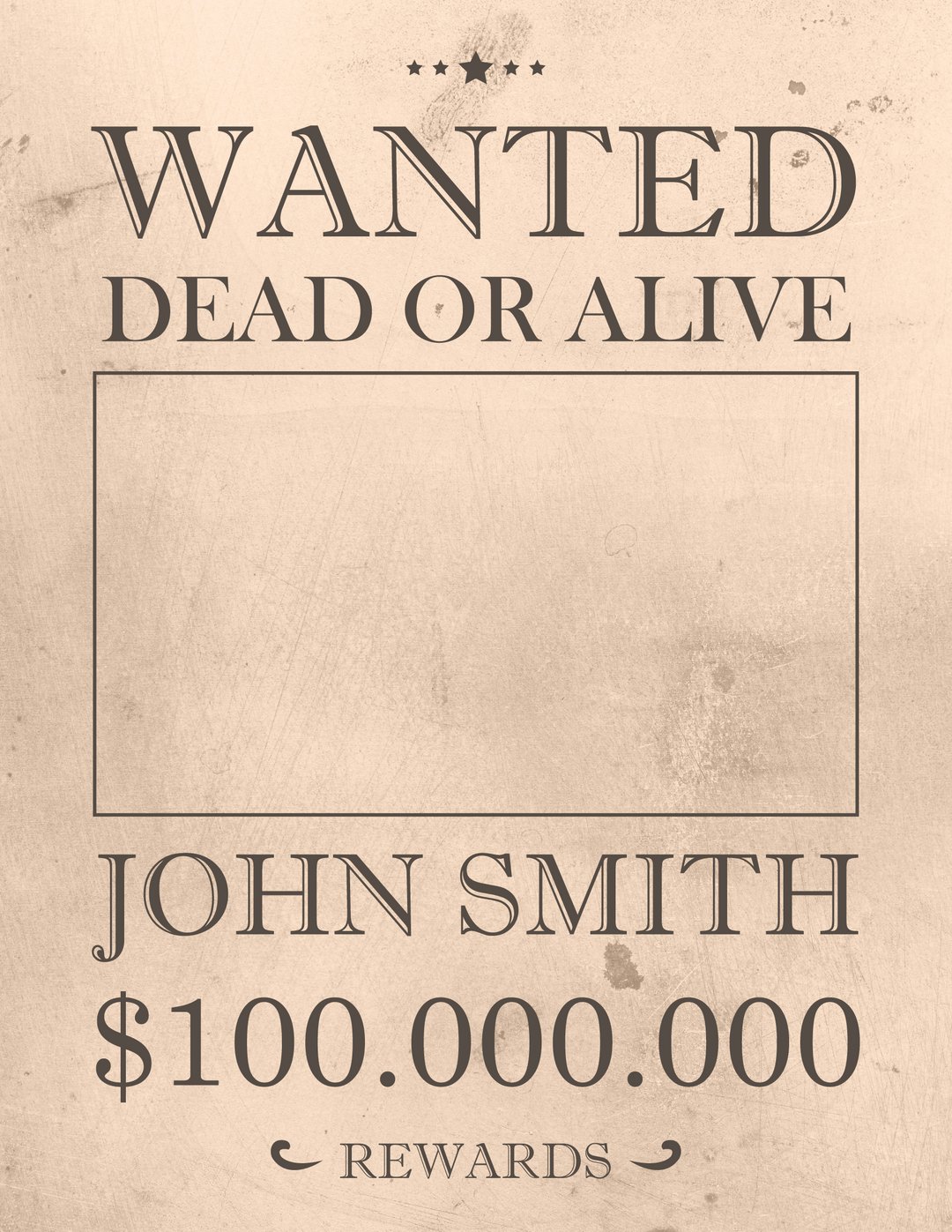 Free Wanted Poster Templates (GDocs, Adobe, Word) - WordLayouts