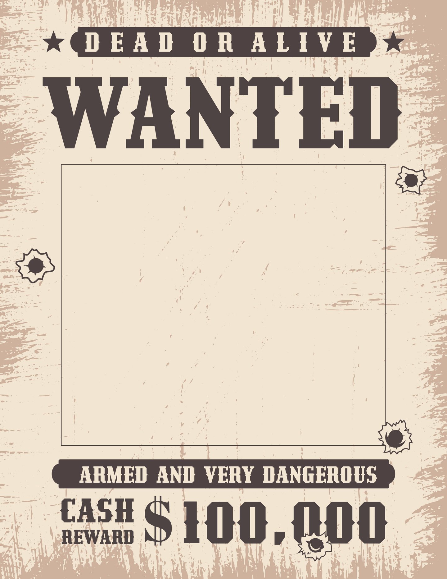 Free Wanted Poster Templates (GDocs, Adobe, Word) - WordLayouts