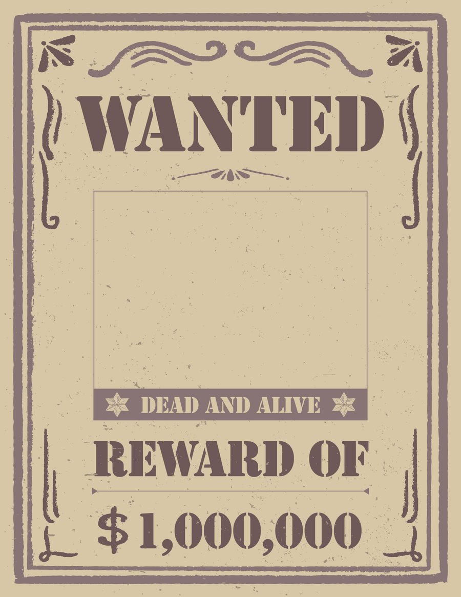Free Wanted Poster Templates (GDocs, Adobe, Word) - WordLayouts