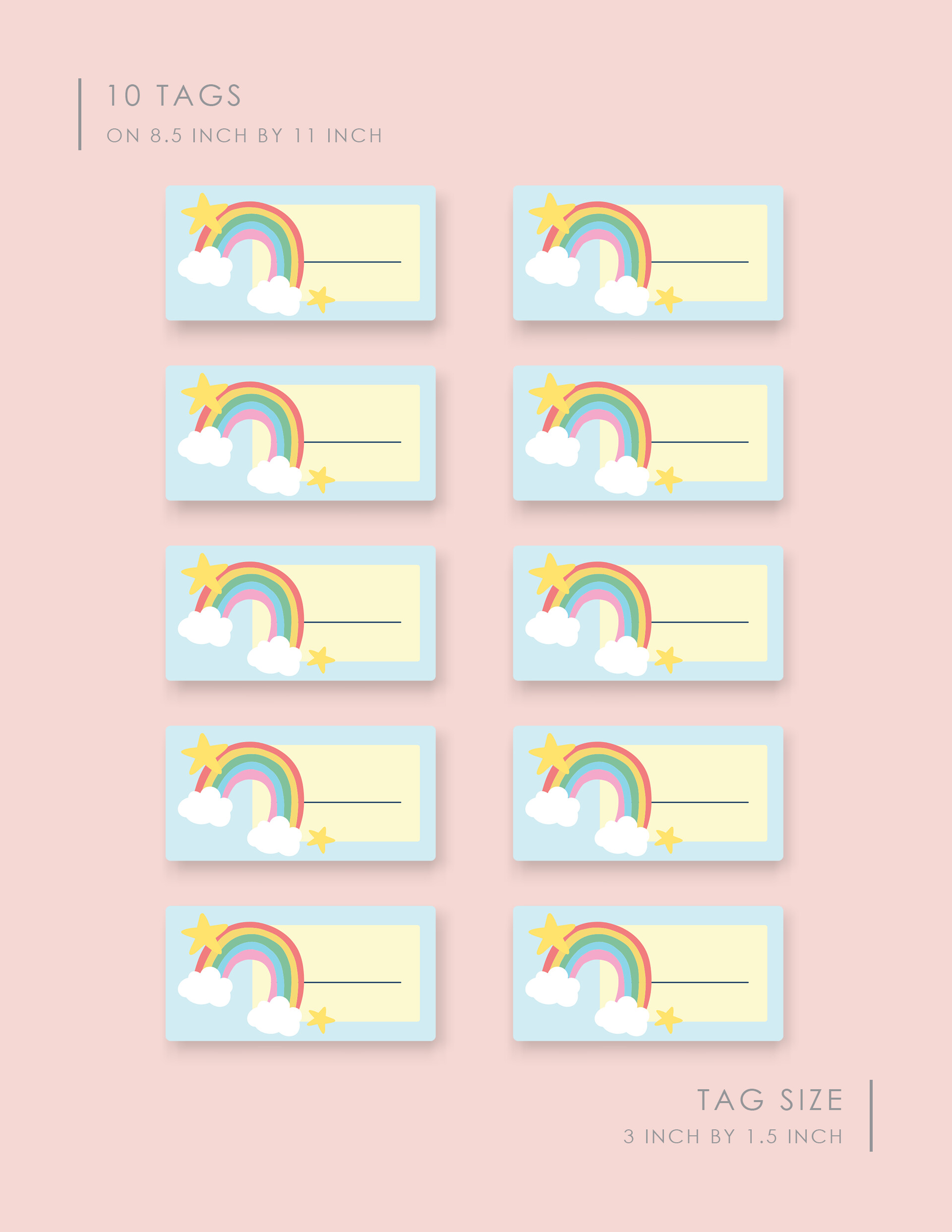 sunshine-rainbow-name-tags-wordlayouts for Rainbow Name Tags Free Printable Sunshine Rainbow Name Tags - WordLayouts for Rainbow Name Tags Free Printable