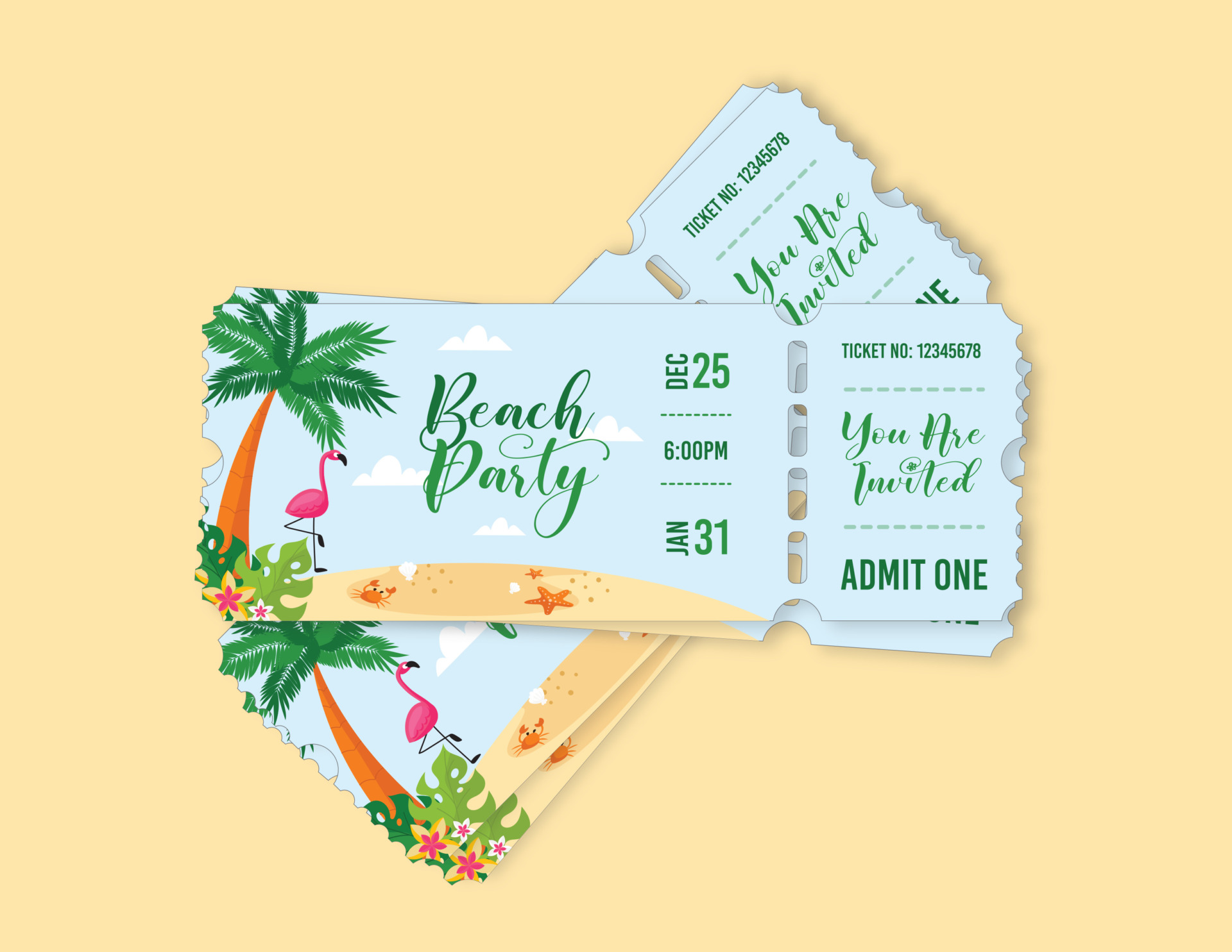 beach-party-event-ticket-wordlayouts for Free Dinner Ticket Template Printable Beach Party Event Ticket - WordLayouts for Free Dinner Ticket Template Printable