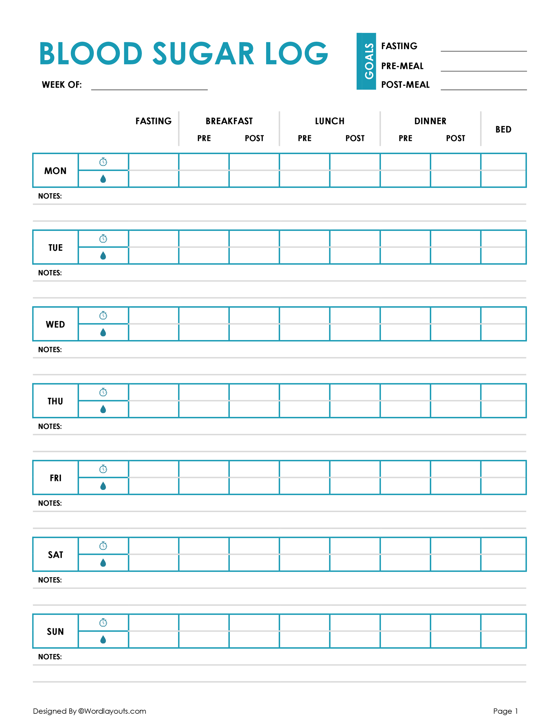 Simple Blood Sugar Log Sheets (Edit & Printable) - WordLayouts simple-blood-sugar-log-sheets-edit-printable-wordlayouts