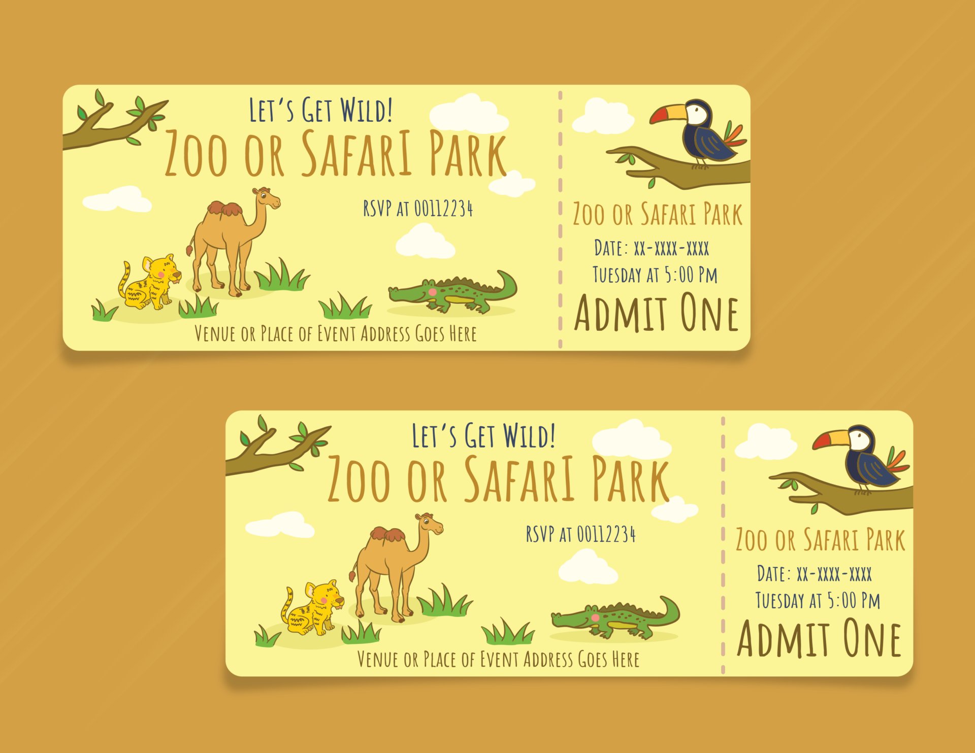 Wild Adventure Zoo & Safari Park Ticket - WordLayouts wild-adventure-zoo-safari-park-ticket-wordlayouts