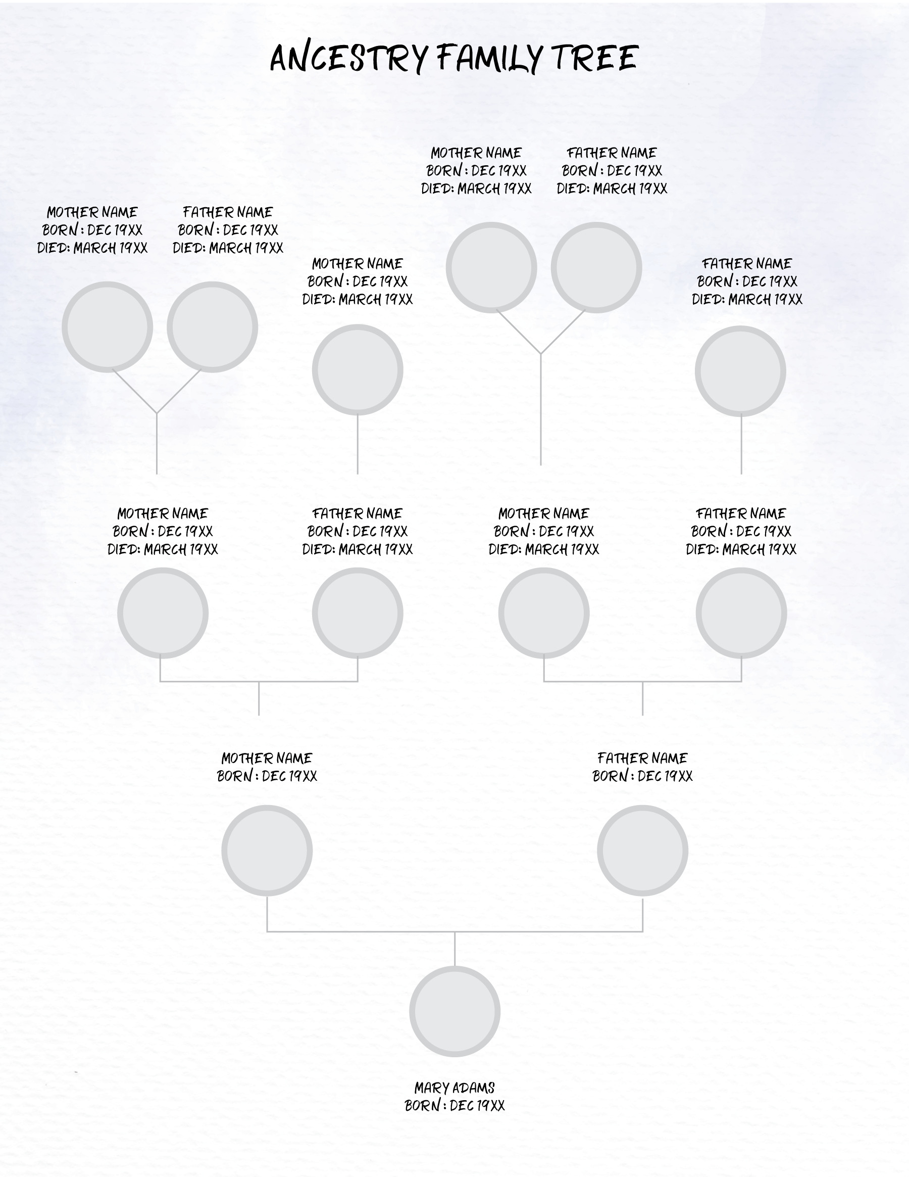 Free Family Tree Templates (Printable) - WordLayouts free-family-tree-templates-printable-wordlayouts