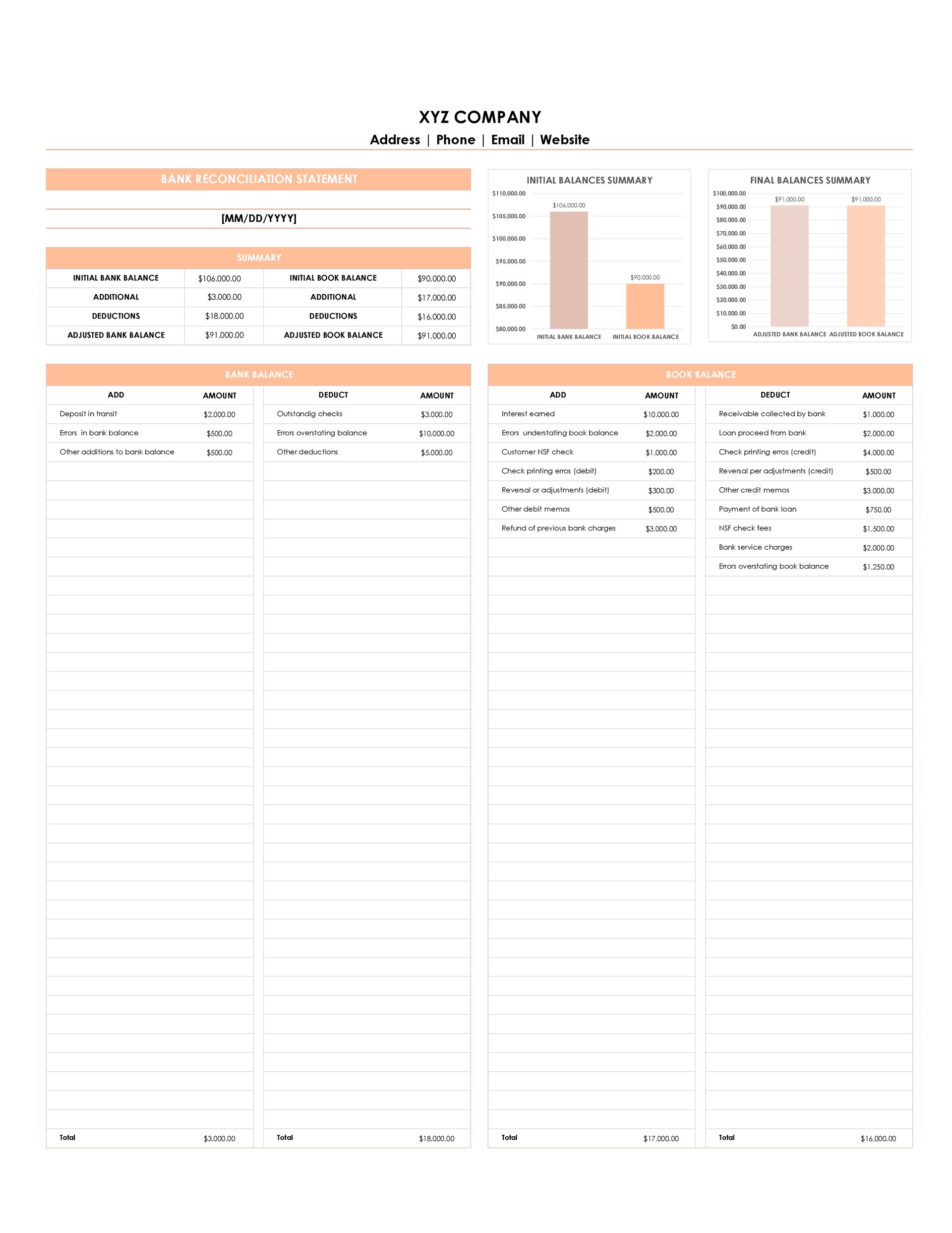 Free Bank Reconciliation Templates for Excel & GSheets - WordLayouts free-bank-reconciliation-templates-for-excel-gsheets-wordlayouts