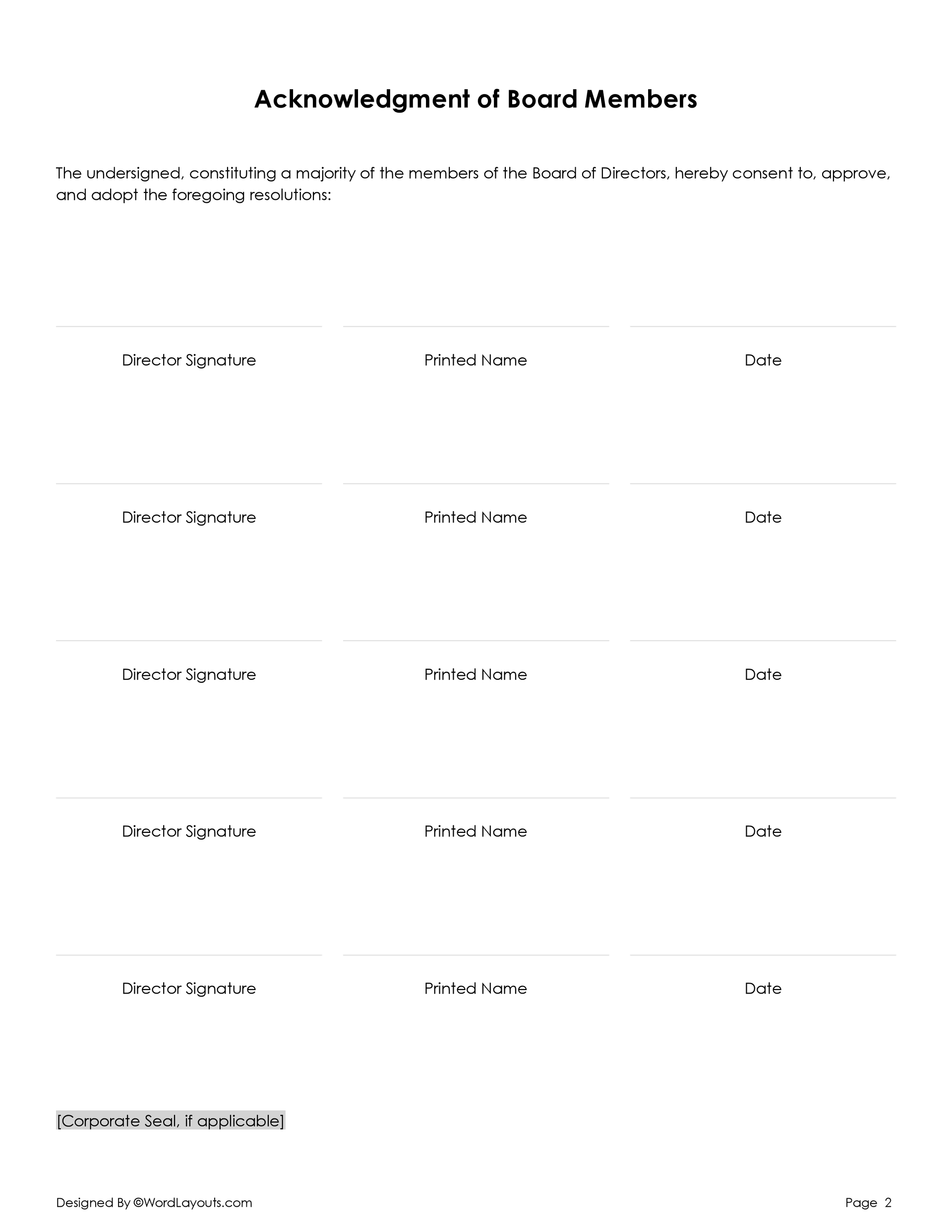 Free Board Resolution Template - WordLayouts free-board-resolution-template-wordlayouts