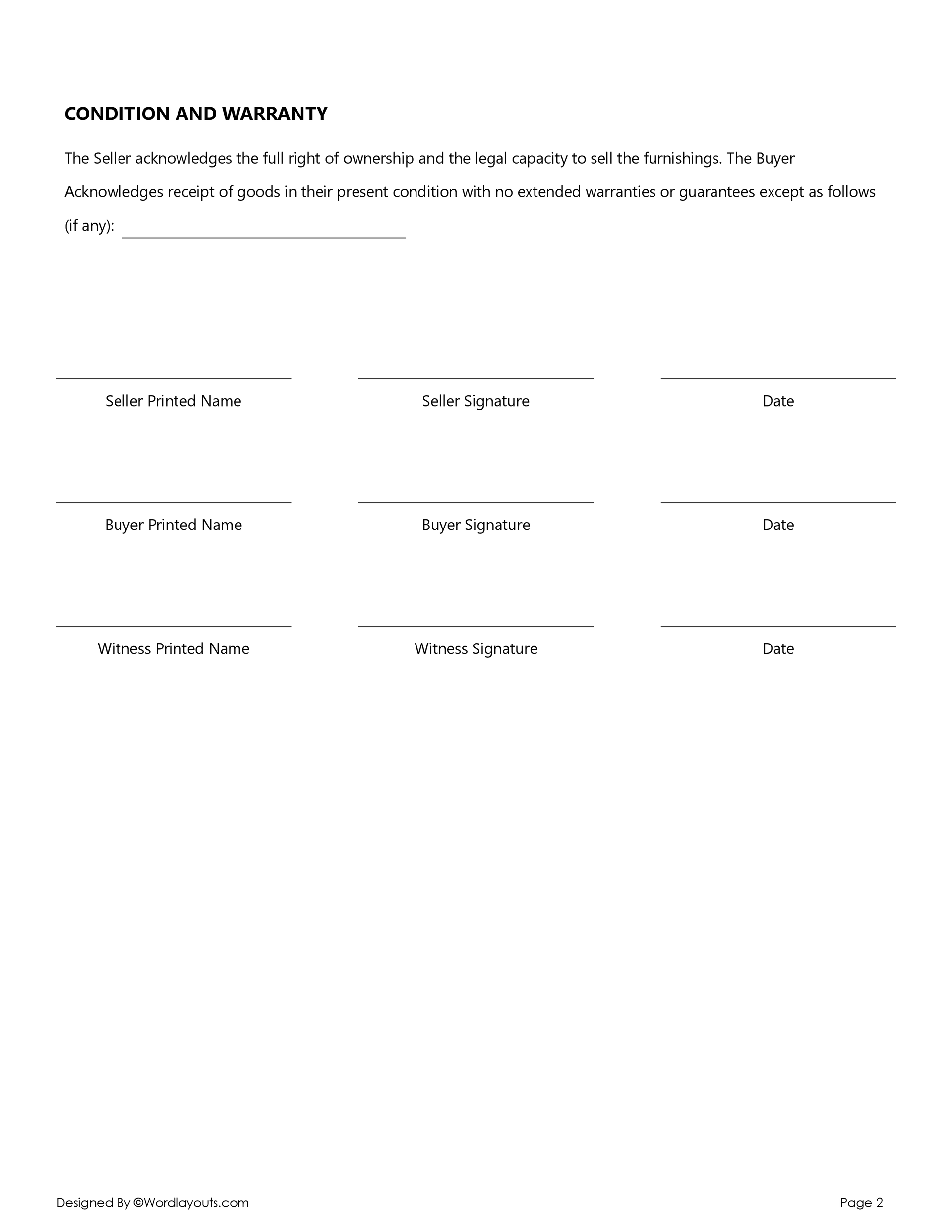 free-furniture-bill-of-sale-forms-word-gdocs-wordlayouts for Free Printable Bill Of Sale As Is No Warranty Free Furniture Bill of Sale Forms (Word, GDocs) - WordLayouts for Free Printable Bill Of Sale As Is No Warranty