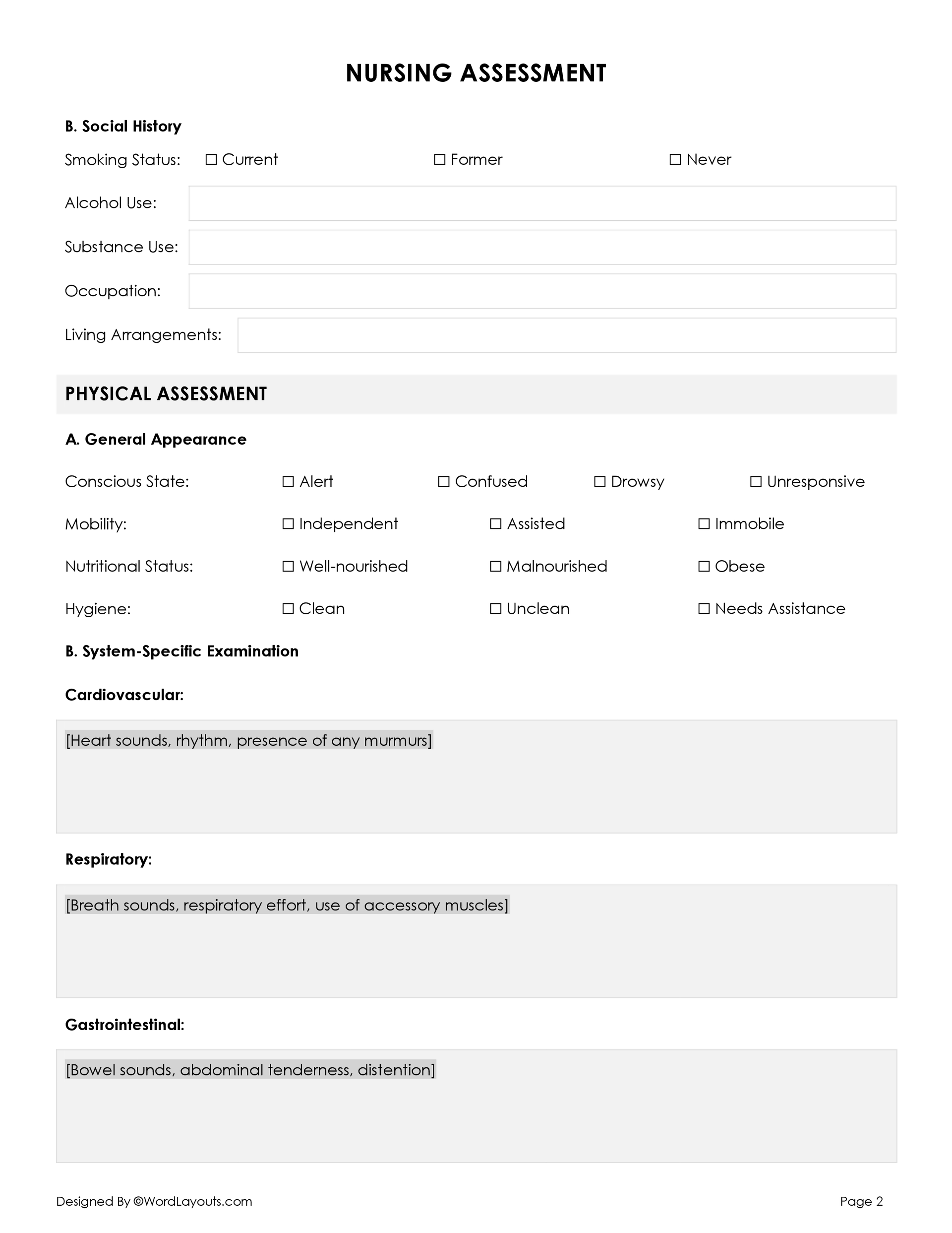 free-nursing-assessment-form-template-wordlayouts