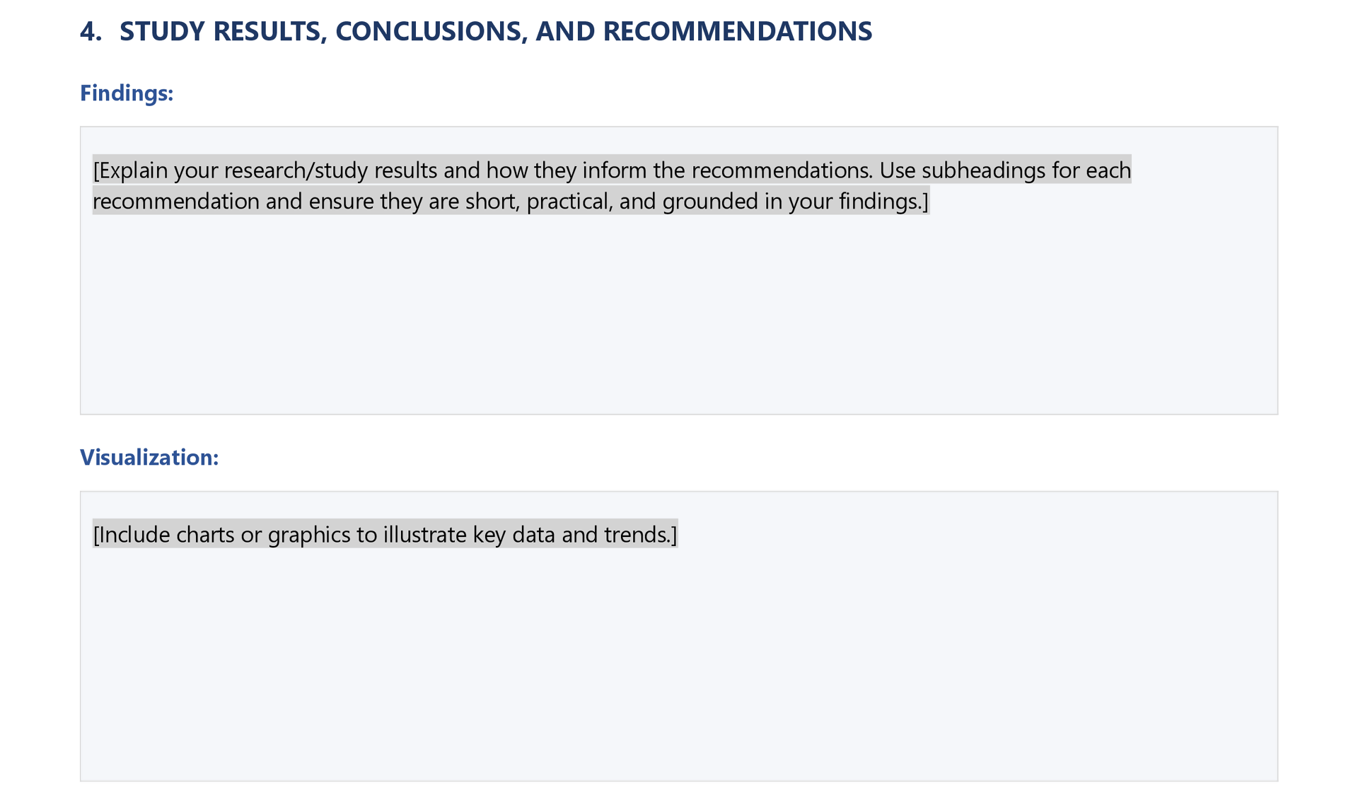 Policy brief template Canva