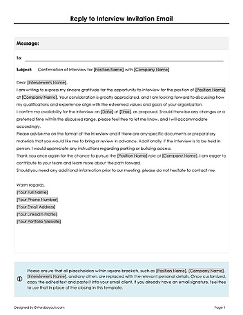 How to Respond to a Job Interview Email (Free Templates)