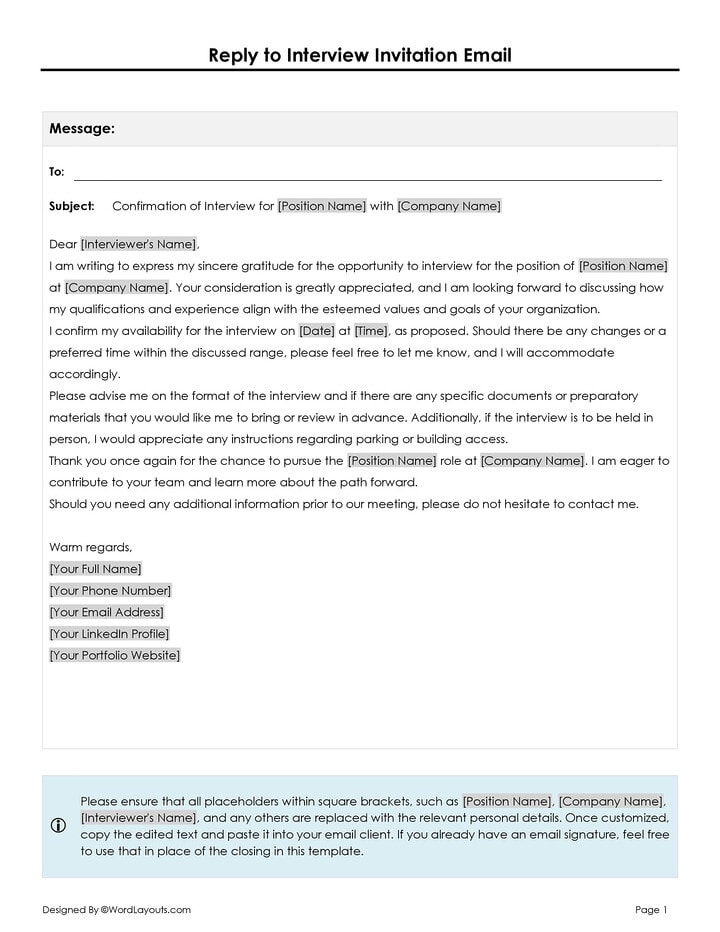 How To Respond To A Job Interview Email Free Templates how-to-respond-to-a-job-interview-email-free-templates