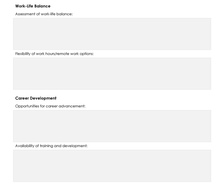 Free Workplace Assessment Template - Word, GDoc - WordLayouts
