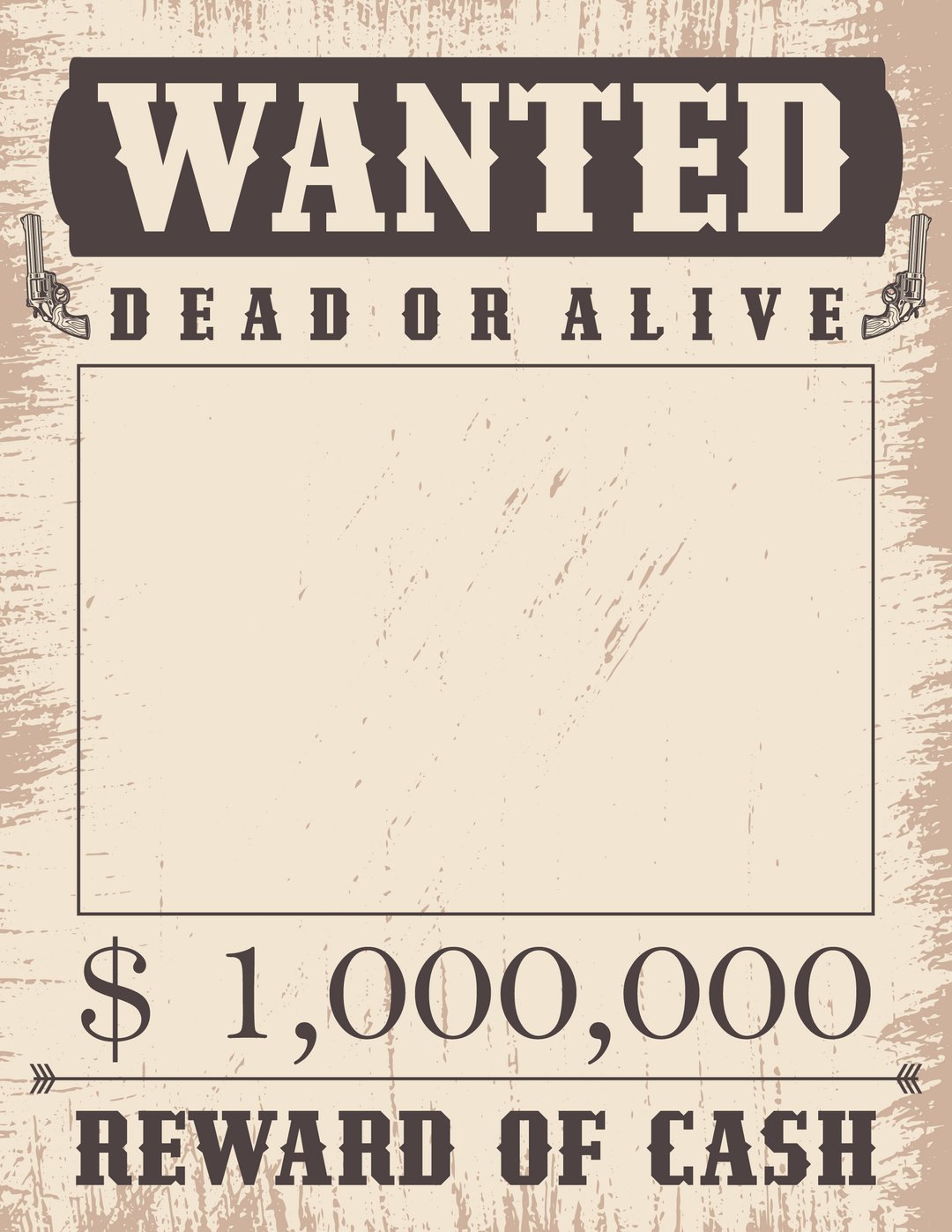 Free Wanted Poster Templates (GDocs, Adobe, Word) - WordLayouts