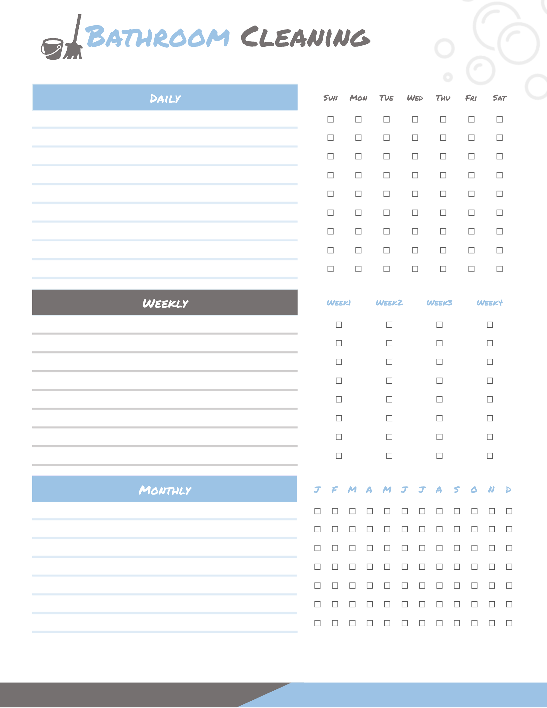 Free Bathroom Cleaning Checklist Template - WordLayouts free-bathroom-cleaning-checklist-template-wordlayouts