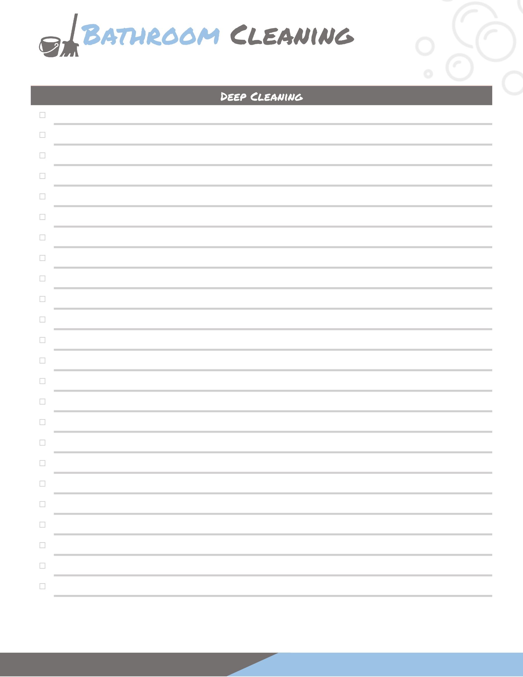 Free Bathroom Cleaning Checklist Template - WordLayouts free-bathroom-cleaning-checklist-template-wordlayouts