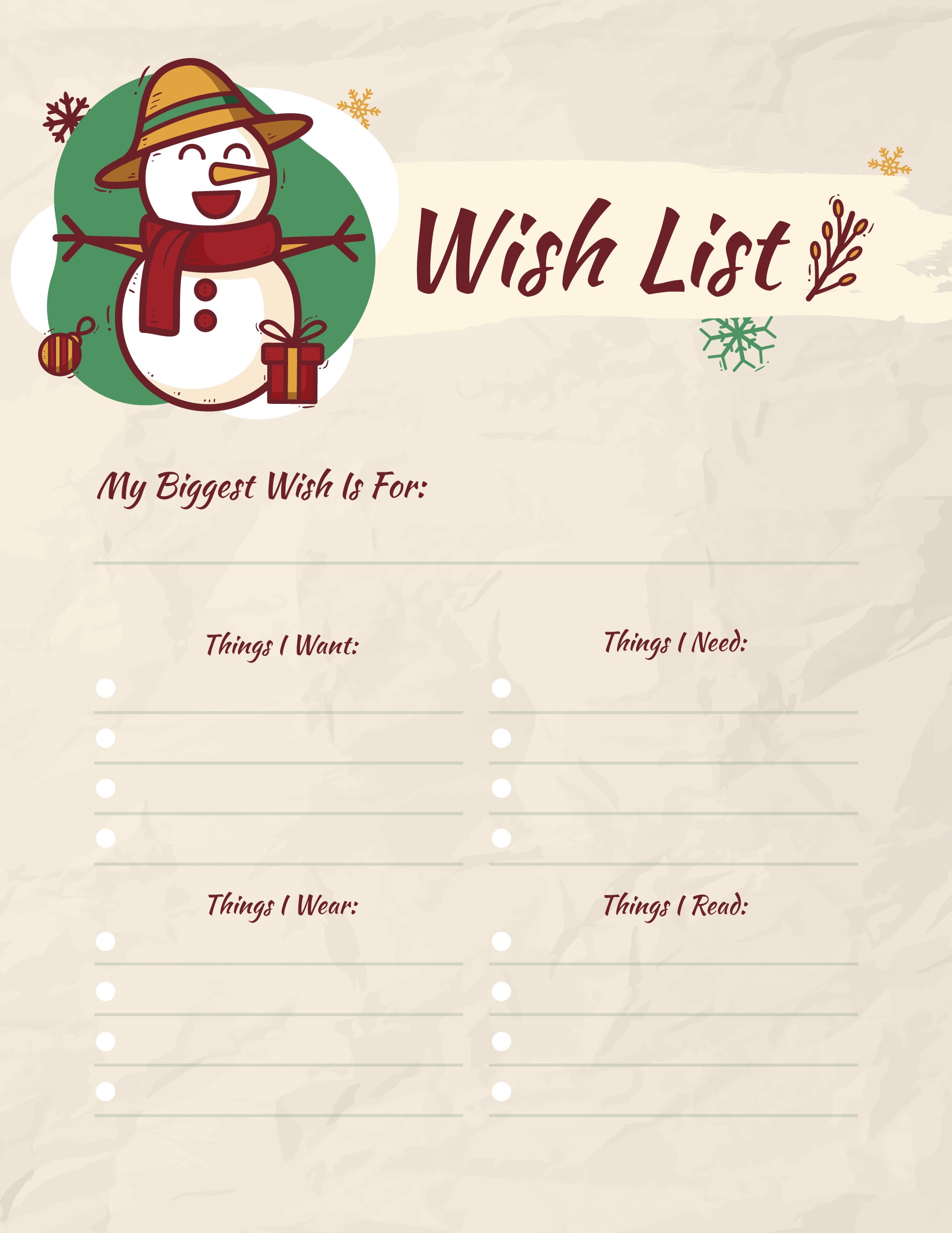free-printable-christmas-wish-list-templates for Printable Christmas Wish List Free Free Printable Christmas Wish List Templates for Printable Christmas Wish List Free