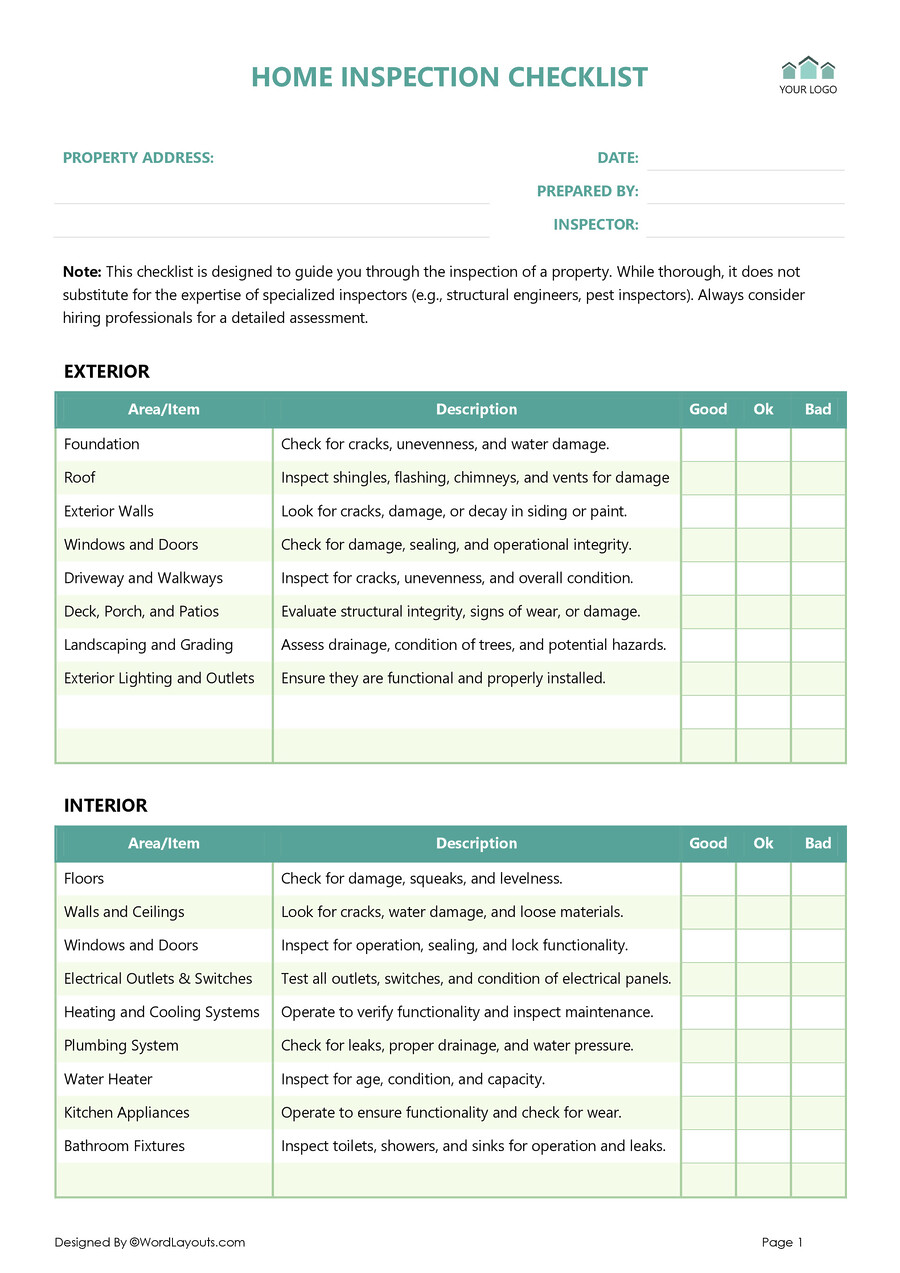 Truck Preventive Maintenance Checklist Template - WordLayouts