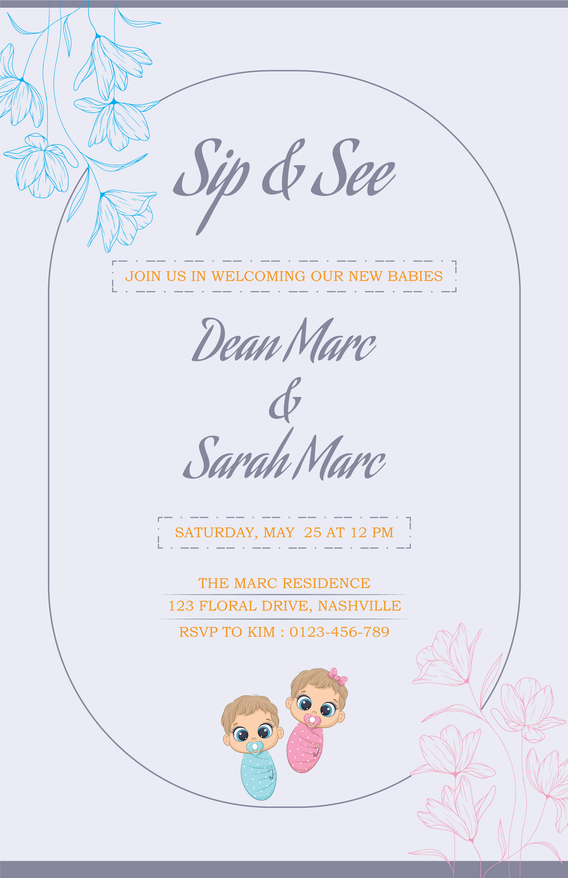 Sip & See Celebration Template - WordLayouts sip-see-celebration-template-wordlayouts