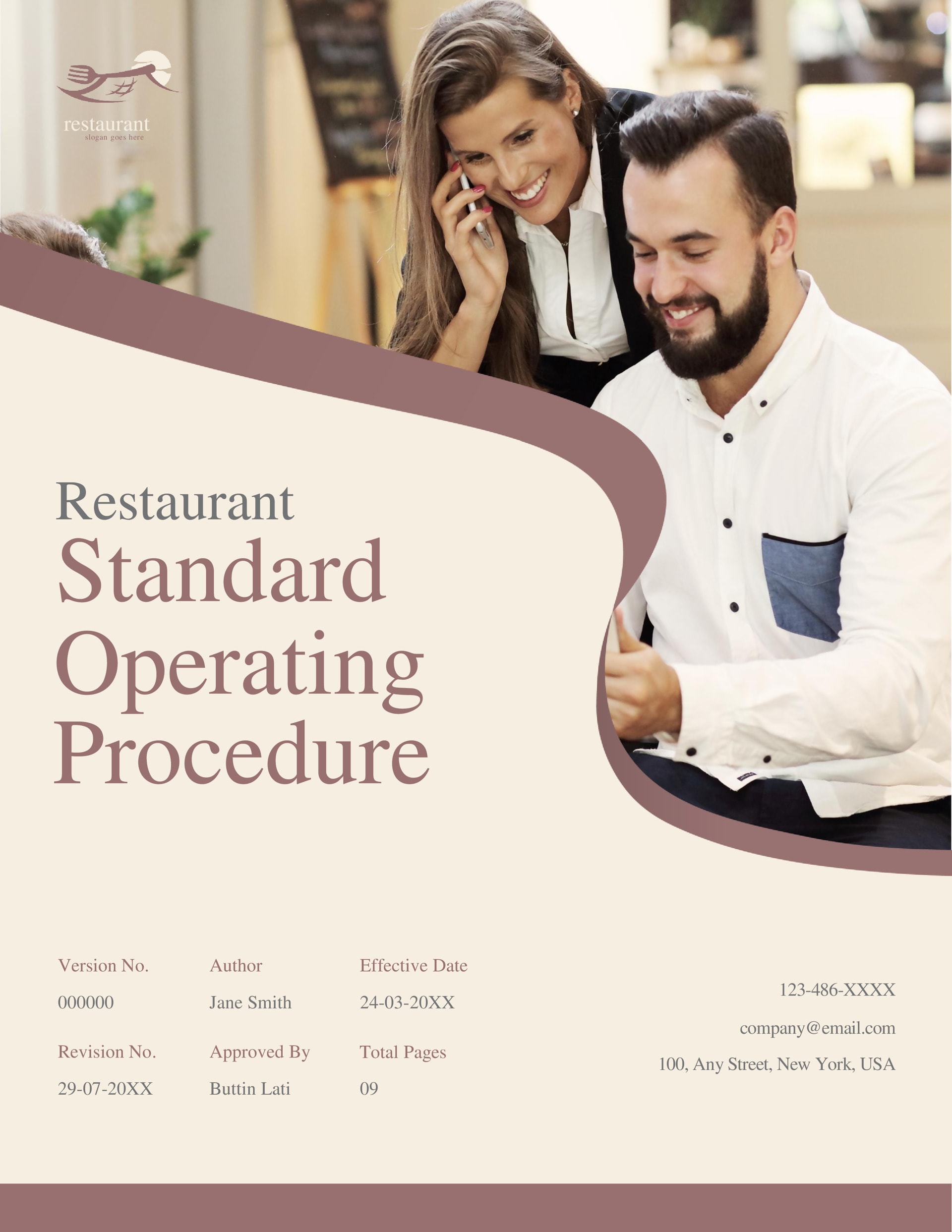 Free Restaurant SOP Template Word, GDocs WordLayouts Free Restaurant SOP Template Word, GDocs WordLayouts