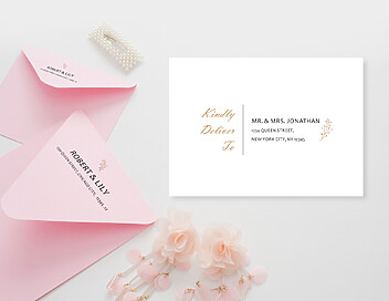 Envelop Label Template - WordLayouts