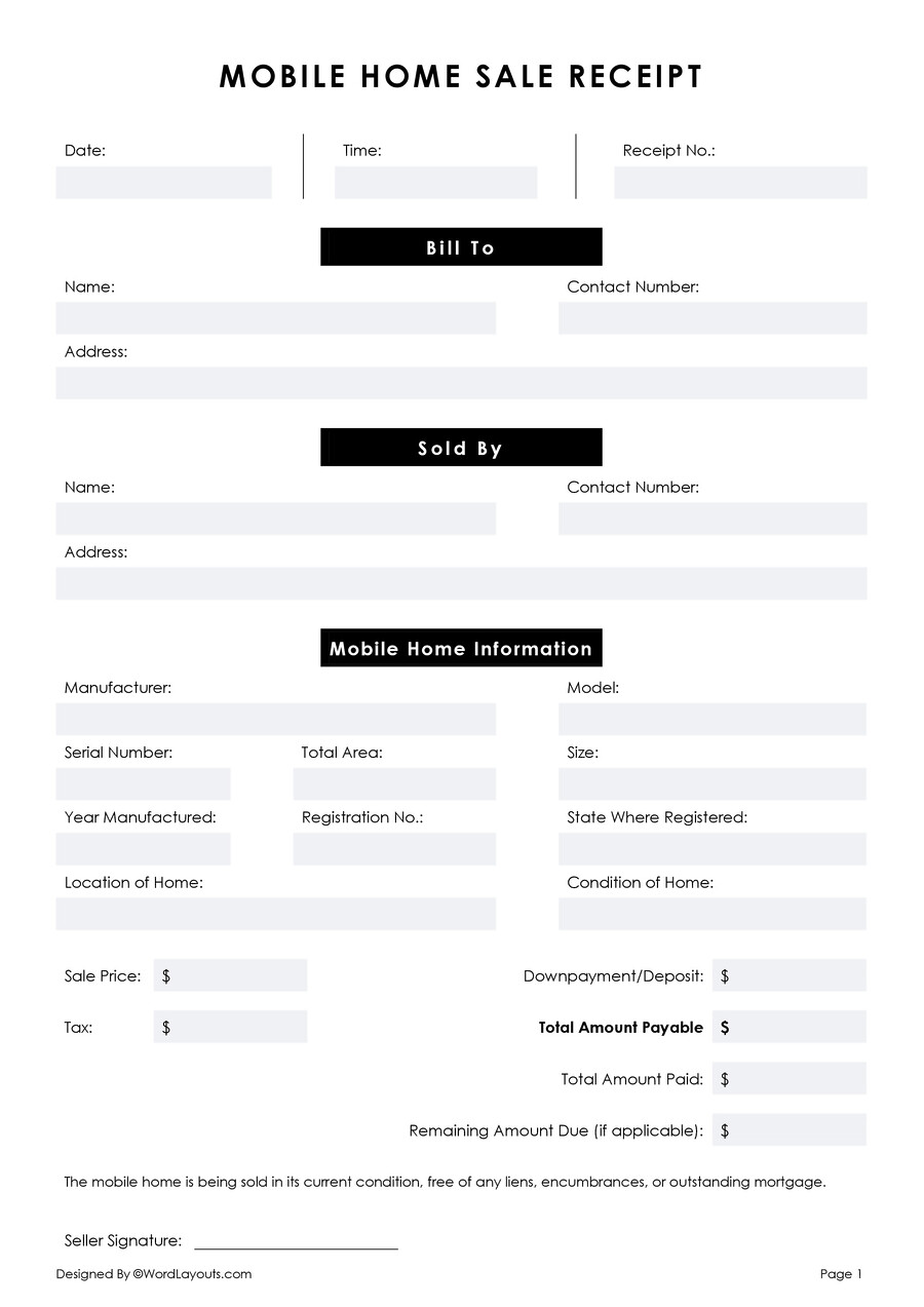 Equipment Sales Receipt Template WordLayouts Equipment Sales Receipt Template WordLayouts