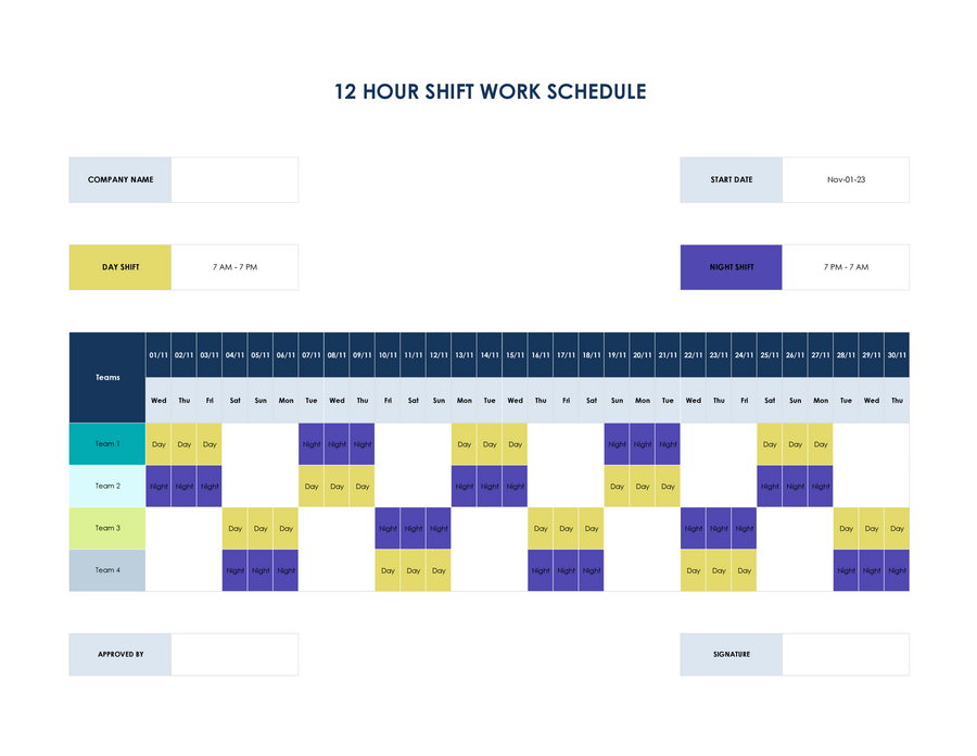 2 2 3 (PANAMA) Shift Schedule Template Excel GSheets 2 2 3 (PANAMA) Shift Schedule Template Excel GSheets
