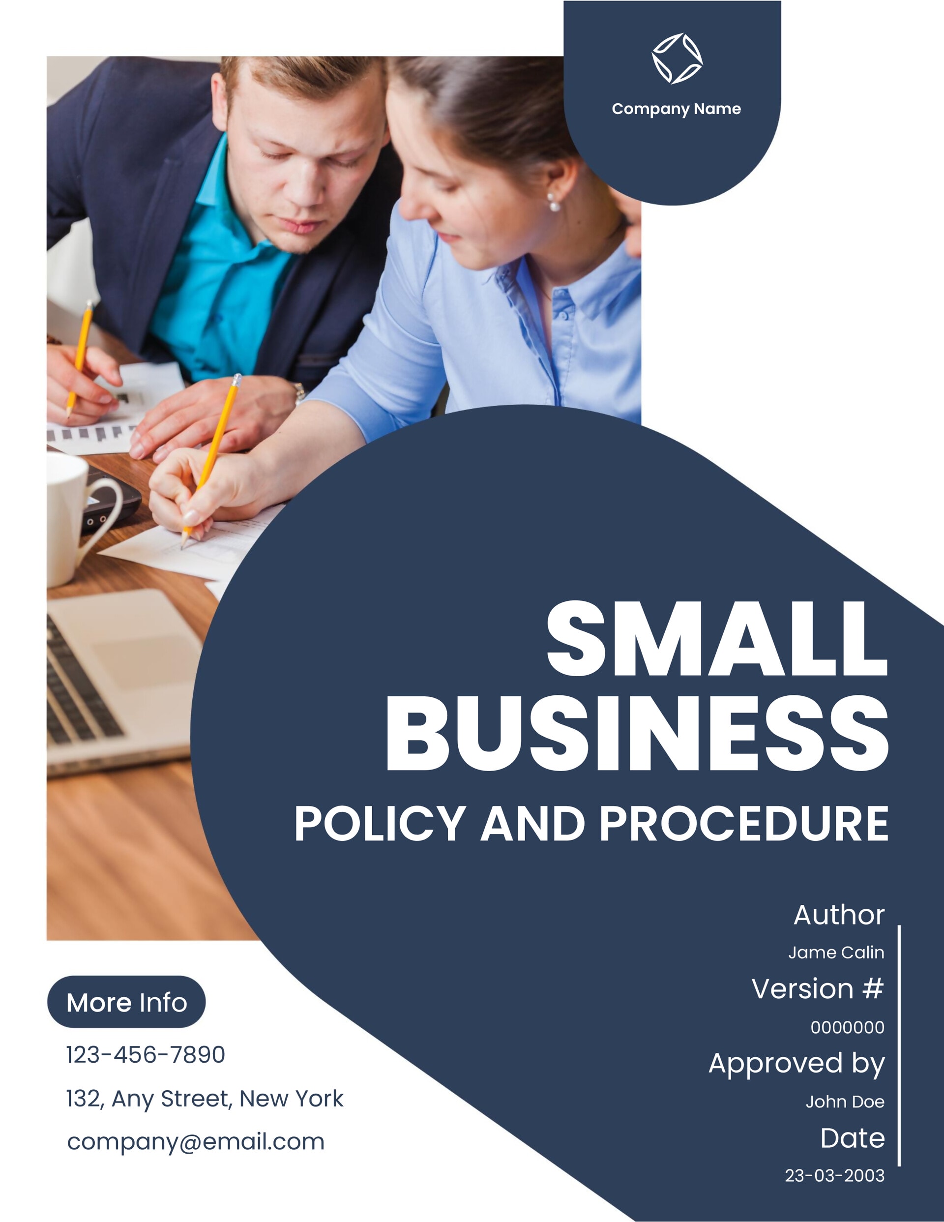 Small Business Policy and Procedure Template - WordLayouts