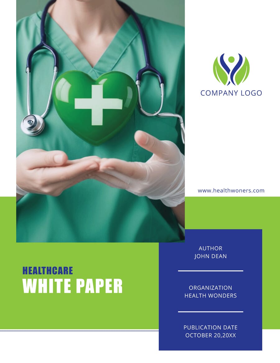 Army White Paper Template - WordLayouts