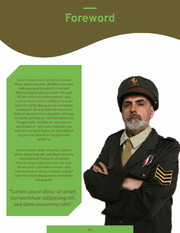 Army White Paper Template - WordLayouts