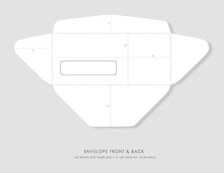 Free Printable Window Envelope Template (Word, Illustrator, GDocs ...