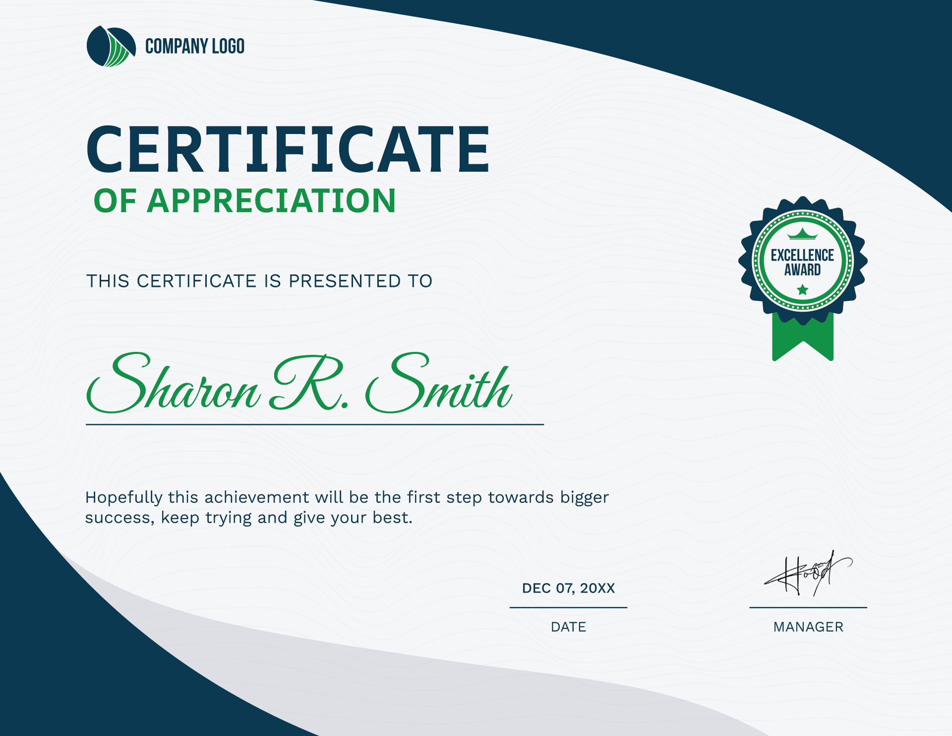 Dedication Achievement Certificate Template (Landscape) WordLayouts Dedication Achievement Certificate Template (Landscape) WordLayouts