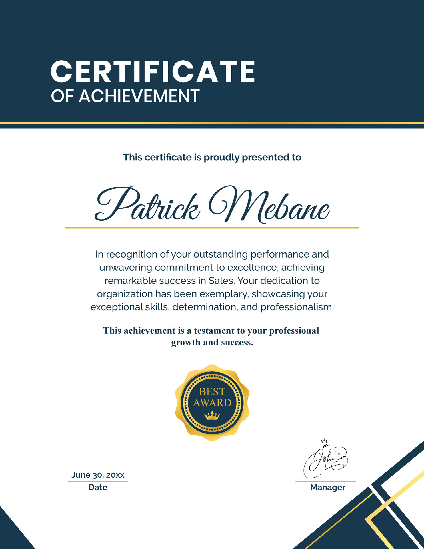 Modern Recognition Award Certificate Template - (Portrait) - WordLayouts modern-recognition-award-certificate-template-portrait-wordlayouts