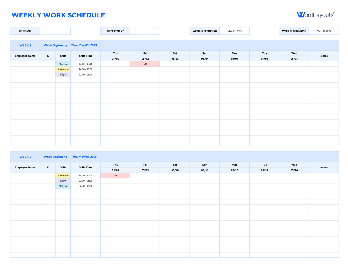 Free Remote Work Activity Log Template for Excel