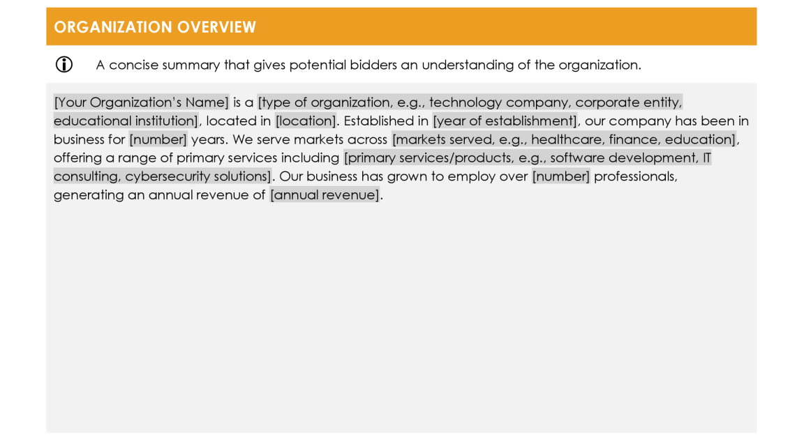 IT Services Request for Proposal Template - WordLayouts