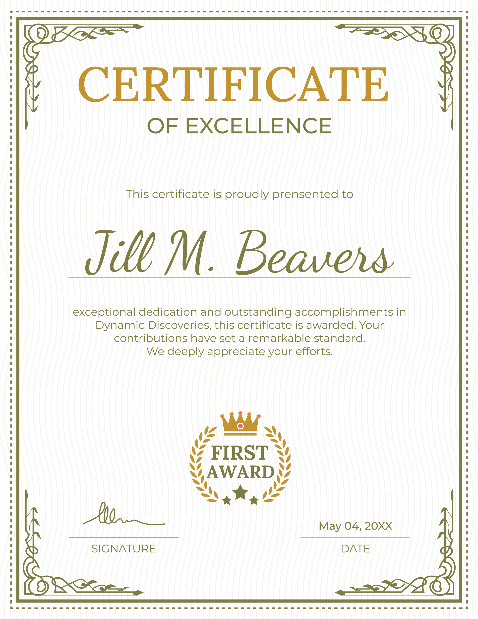 Professional Recognition Certificate Template (Portrait) WordLayouts Professional Recognition Certificate Template (Portrait) WordLayouts