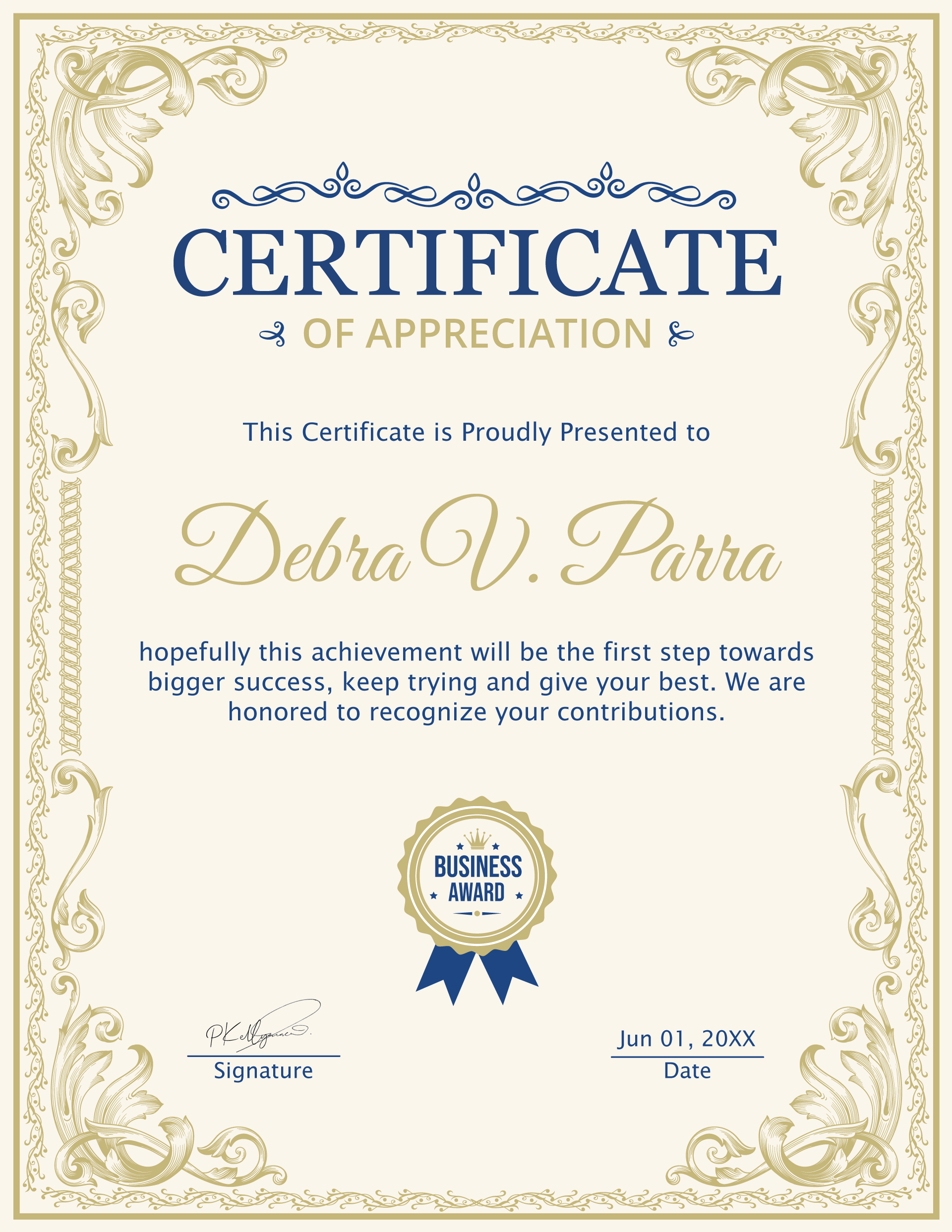 free-appreciation-certificate-templates-to-edit-print for Free Printable Certificates Of Completion Free Appreciation Certificate Templates to Edit & Print for Free Printable Certificates Of Completion