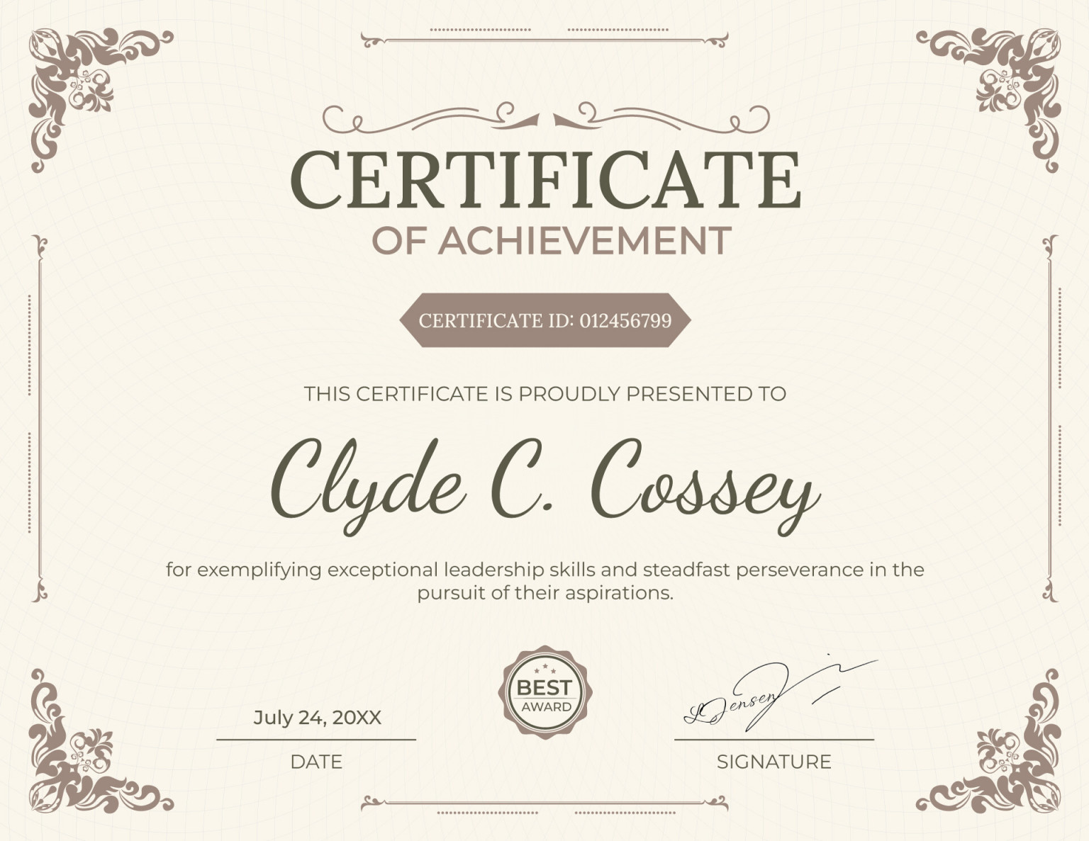 Outstanding Contribution Award Certificate Template Portrait outstanding-contribution-award-certificate-template-portrait