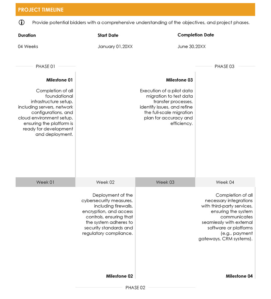 IT Services Request for Proposal Template - WordLayouts
