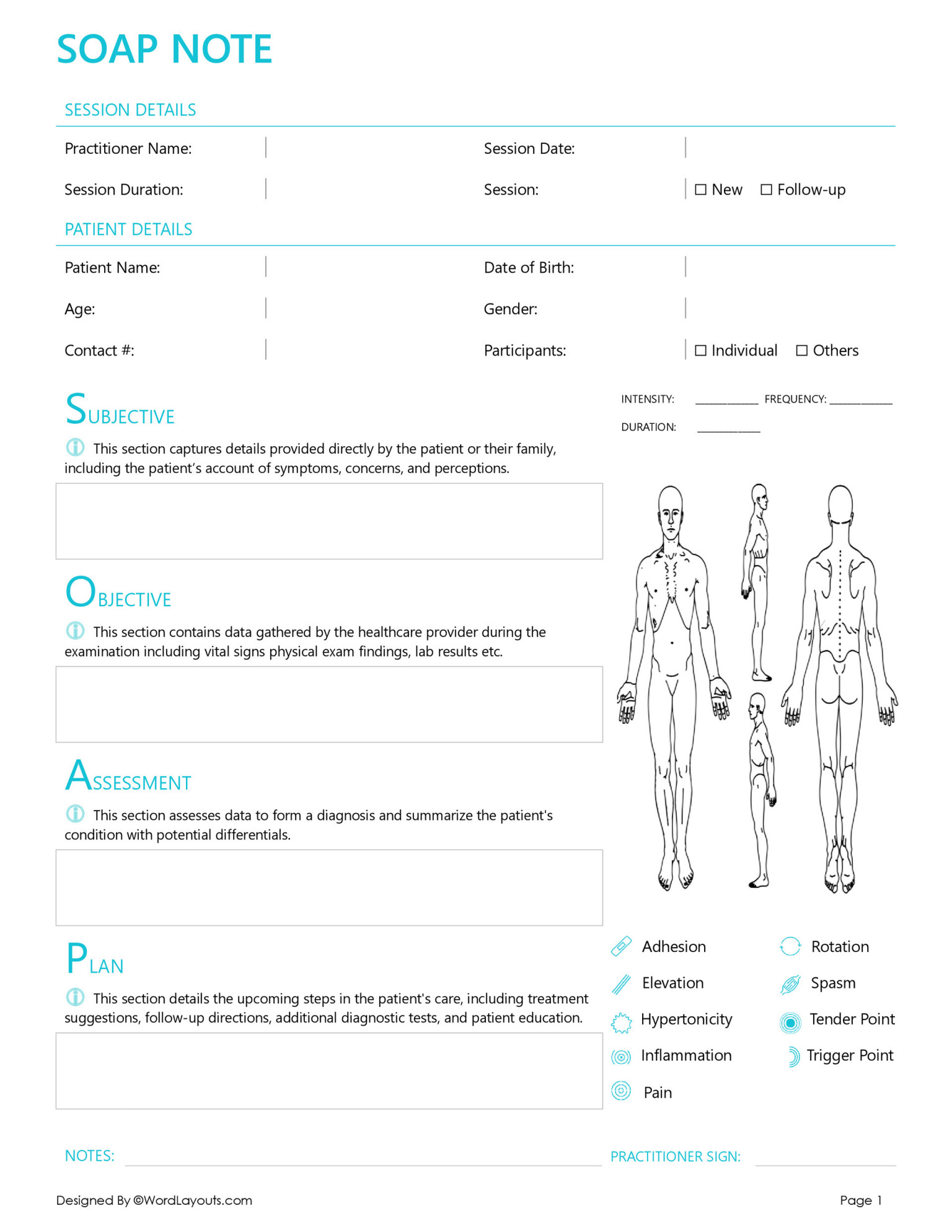 Mental Status Exam (MSE) Template - Word, PDF, GDocs