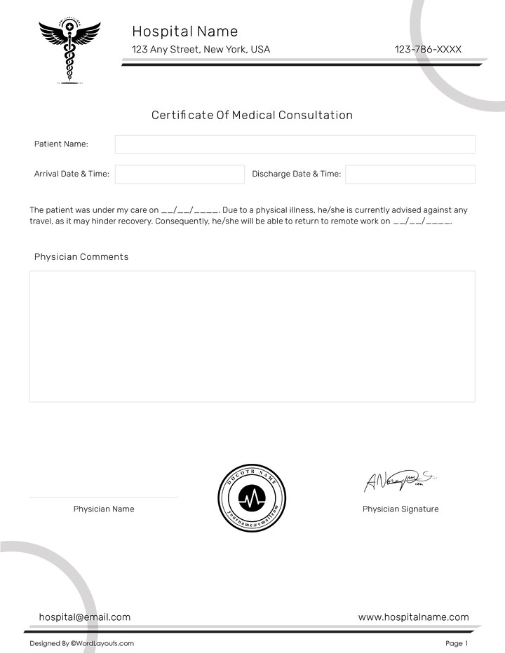 Free Doctor’s Note Templates to Edit & Print