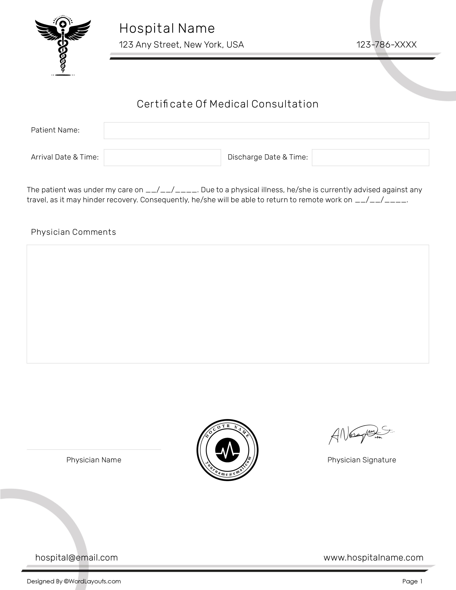 Free Doctor Note Templates to Edit & Print free-doctor-note-templates-to-edit-print