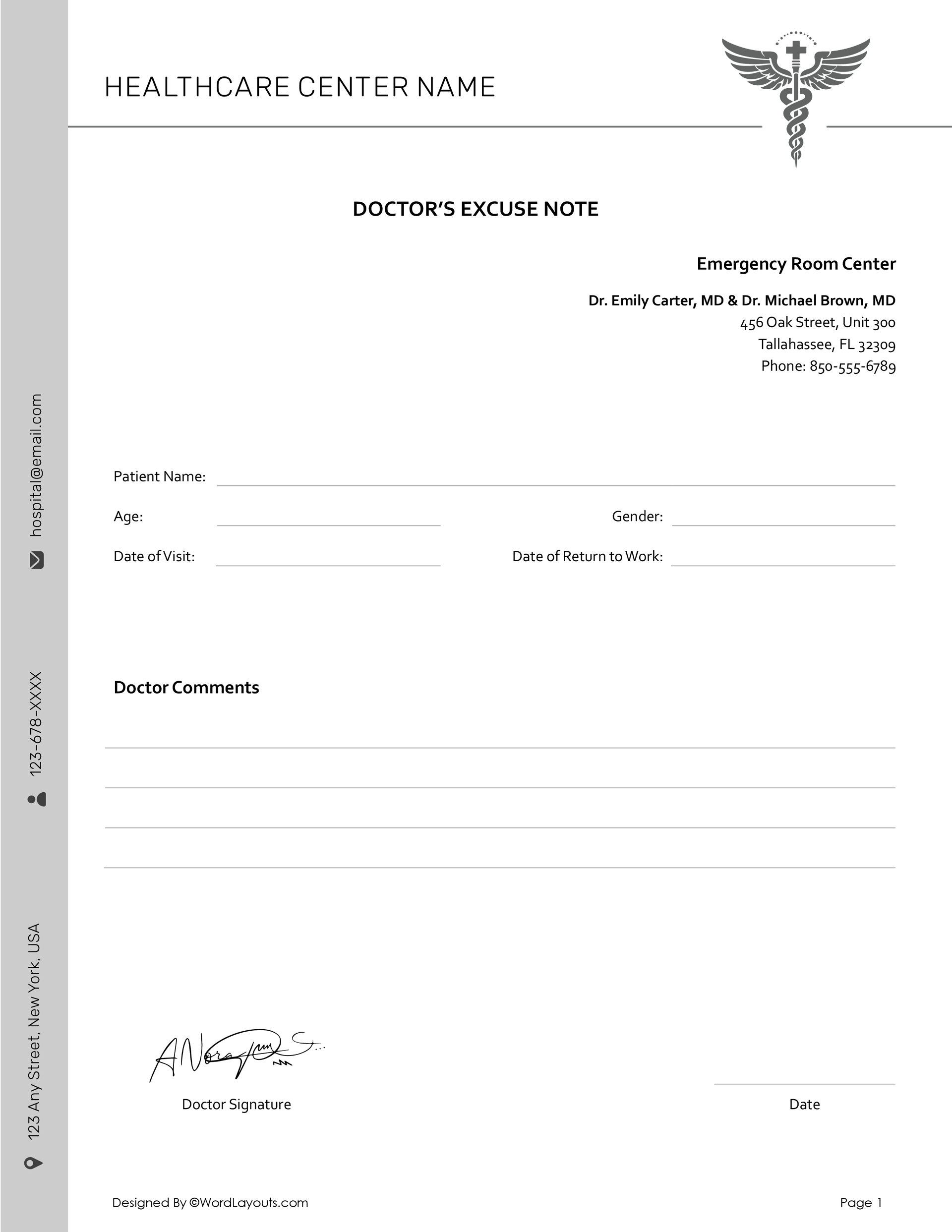 general-medical-excuse-note-template-wordlayouts for Free Printable Fake Dr Excuses General Medical Excuse Note Template - WordLayouts for Free Printable Fake Dr Excuses
