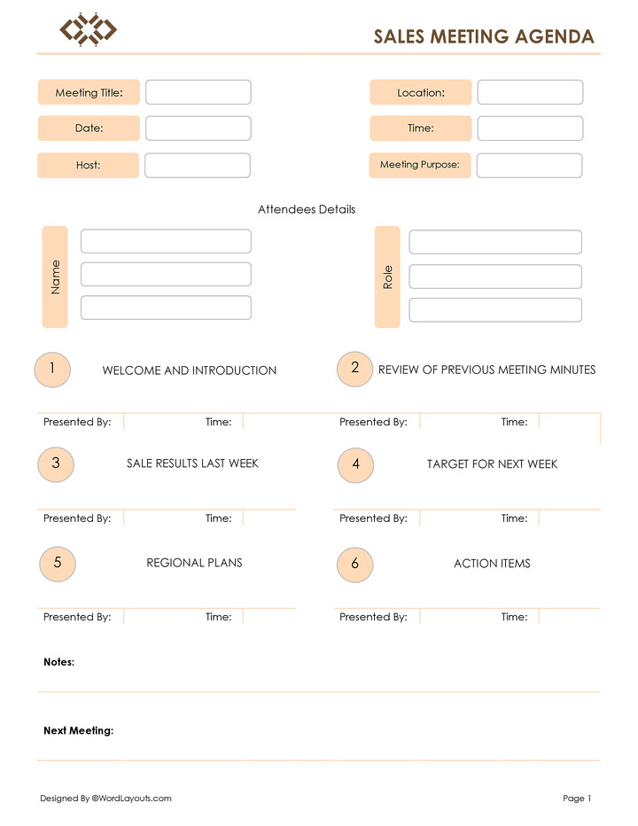 Monthly Basic Meeting Agenda Template WordLayouts Monthly Basic Meeting Agenda Template WordLayouts