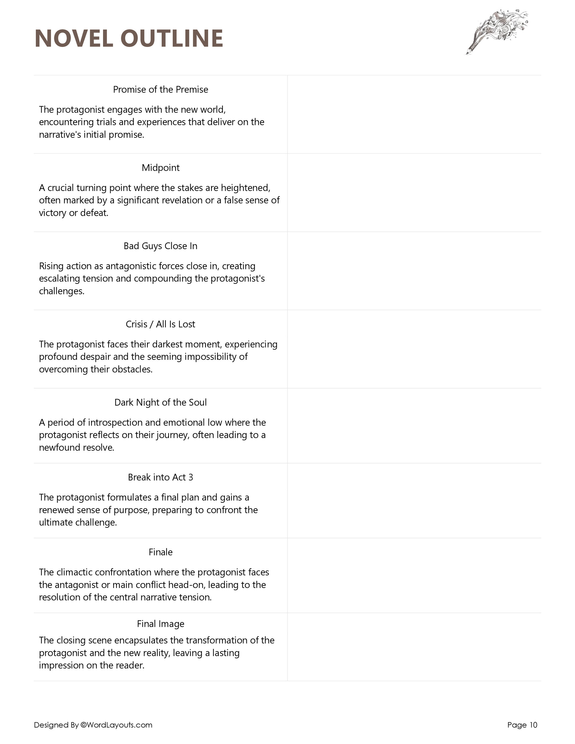 Novel Outline And Plotting Template To Plan Your Story novel-outline-and-plotting-template-to-plan-your-story