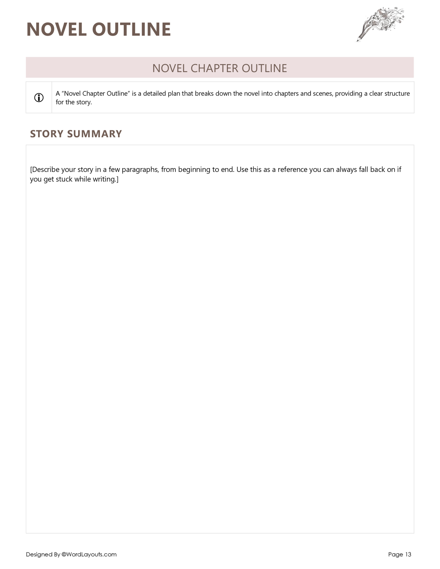 6 Genre Specific Templates to Outline Your Novel