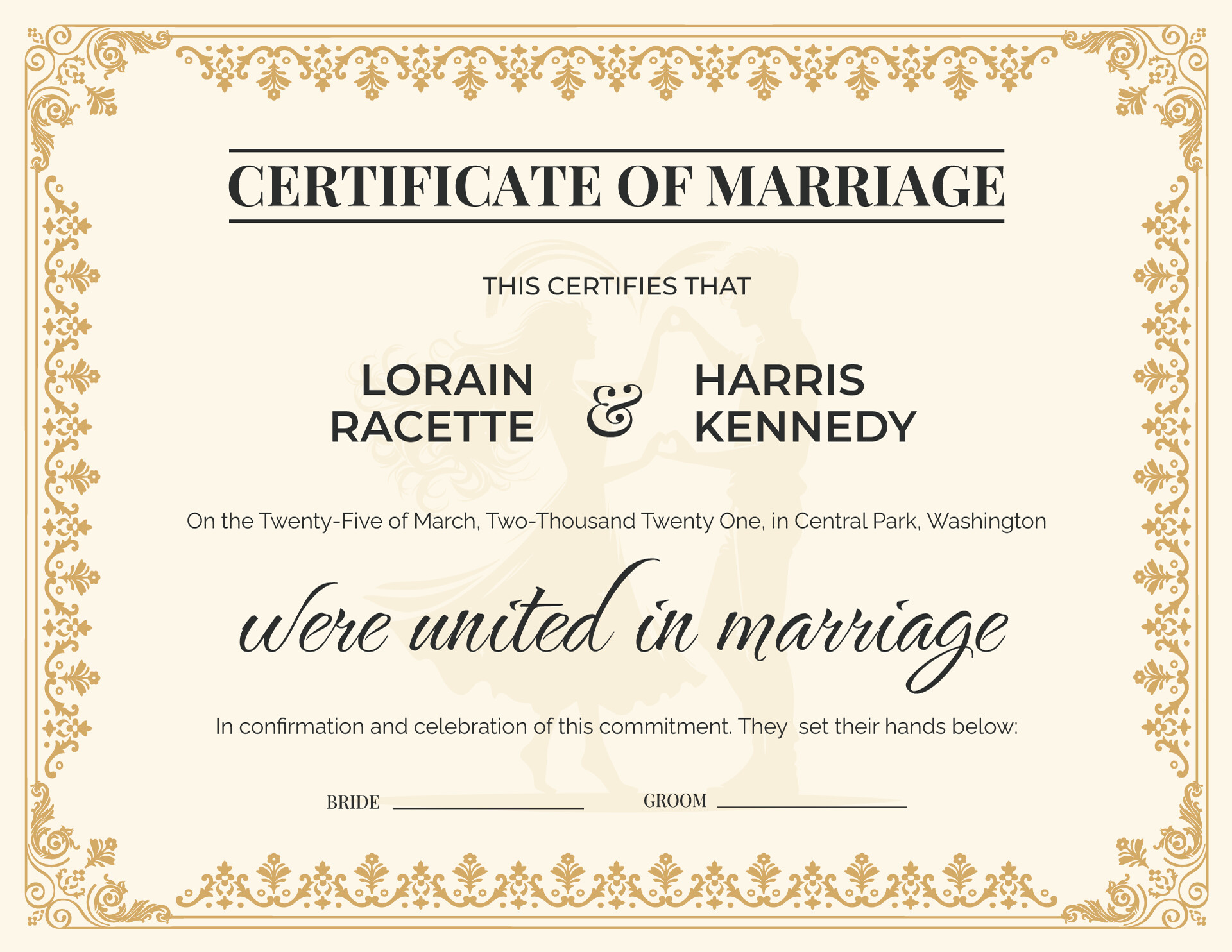 Free Marriage Certificate Templates (Edit & Printable) free-marriage-certificate-templates-edit-printable