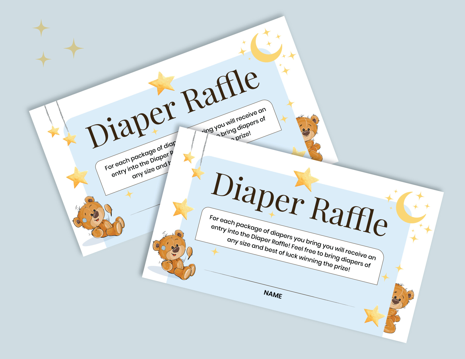 starry-night-diaper-raffle-template-wordlayouts for Diaper Raffle Tickets Printable Free Starry Night Diaper Raffle Template - WordLayouts for Diaper Raffle Tickets Printable Free