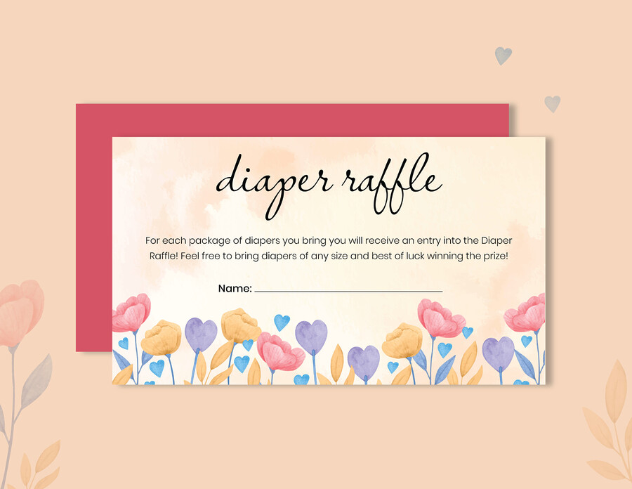 Ticket to Change Raffle Ticket Template - WordLayouts