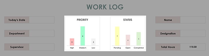Free Work Log Template for Excel & Google Sheets